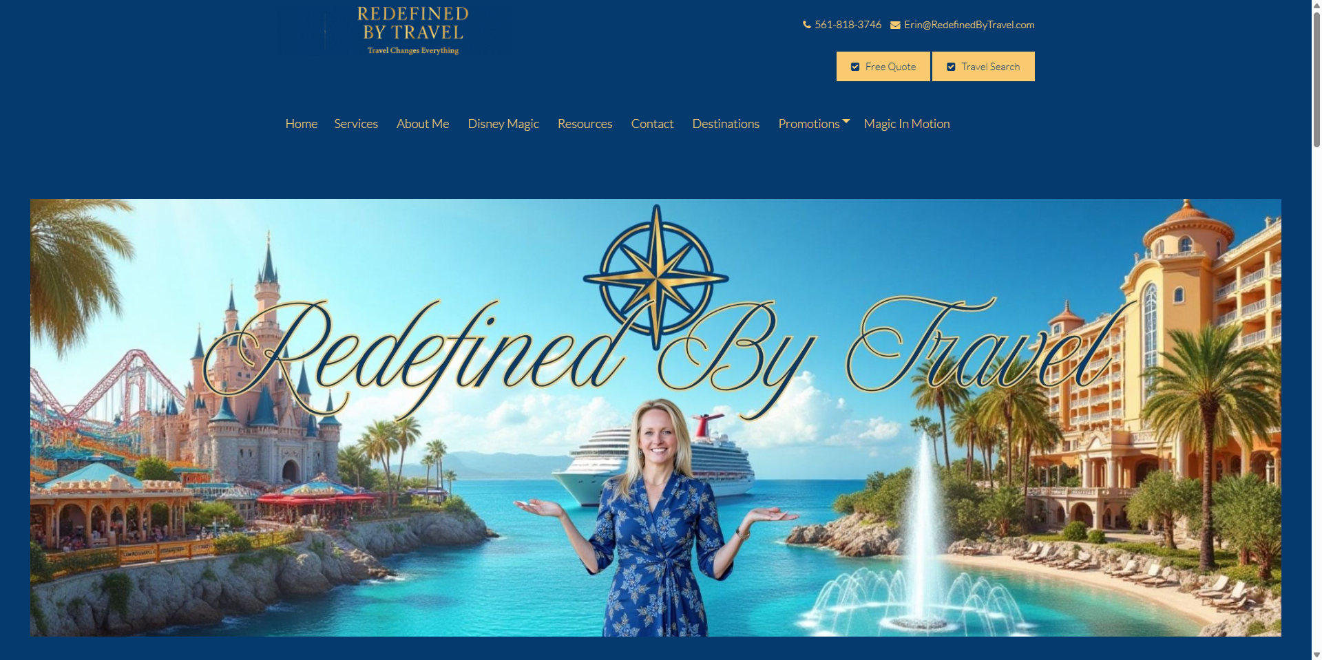 Redefined By Travel Website