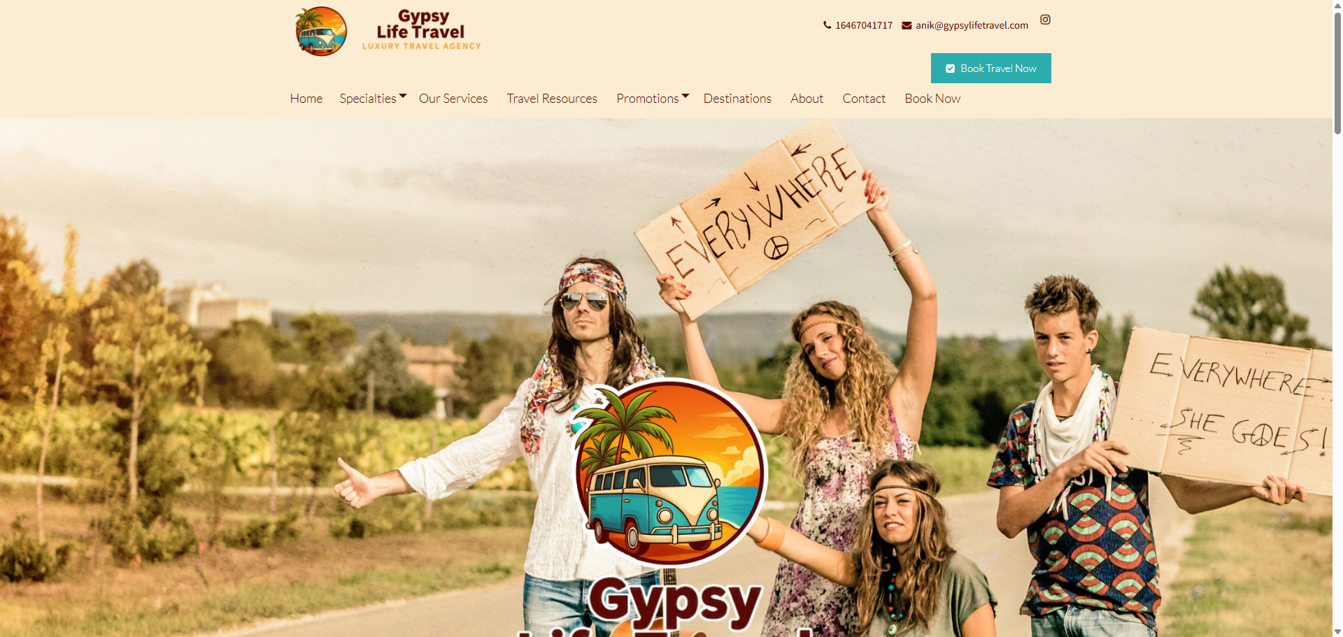 Gypsy Life Travel Website
